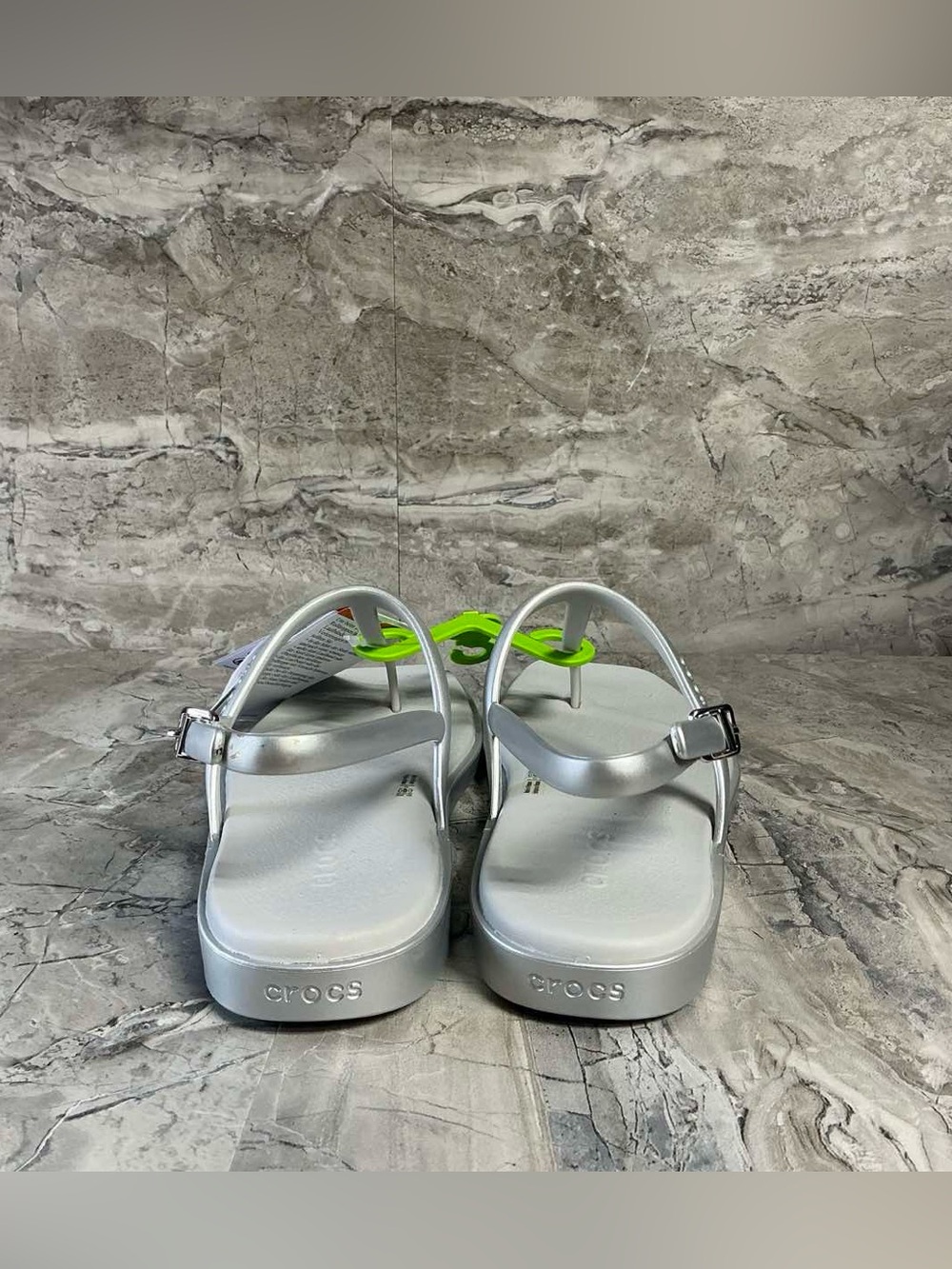 Crocs Miami Metallic T-Strap Sandal - Picture 7 of 8